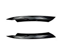 Spoiler Séparateur pour VW pour Passat pour B7 2010 2013 2014 Phare Avant Sourcil Paupière Lampe Lumière Sourcils Autocollant Couverture ABS Spoiler Avant(Glossy Black)