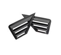 Spoiler Universel pour Toyota pour CHR 2016-2021 Côté pour arrière pour Couvercle de persienne fenêtre Quart d'aération Accessoires(Carbon Texture)