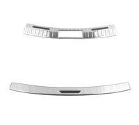 Spoiler Voiture Pare-Choc de Coffre adapté au Corsair 2020 - 2022, Protection de Garde-Boue arrière en Acier Inoxydable, Couverture de seuil, Autocollant décoratif Séparateur de Lèvre(Brushed Silver)