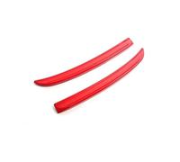 Spoiler Wing pour Mini pour Cooper F56 F55 2014+ S/JCW Spoiler Noir Couleur Fibre Carbone Rouge Auto Pièce Style Aileron Arrière Extension Lèvre Ailettes(Red)