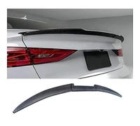 Spoilers Arrière de Voiture pour Audi A3 Sportback 8V 2016 2017 2018 2019 2020, Coffre Becquet Sedan Aileron de Coffre Arrière Spoiler de Coffre Accessoire,B/Carbon-Fiber-Black
