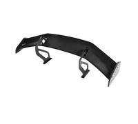 Spoilers Arrière pour Cayman pour 718 987 997 998 981 911 pour Boxster GT4 Fibre Carbone Coffre Arrière Coffre Aileron Arrière Double-Deck Aile Lèvre Becquet(FRP Glossy Black)