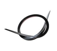 Spoilers Arrière Voiture Autocollant Universel pour Aileron De Toit Arrière De Voiture, Bande De Pare-Chocs, Sourcil, Lèvre, Garniture Spoiler Wing(1.2m Bright Black)