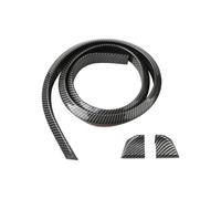 Spoilers Arrière Voiture Becquet De Toit Universel 1,5 M en Caoutchouc Carbone 5D pour Voiture, Aileron Arrière À Monter Soi-même Spoiler Wing(3.5CM Carbon Fiber)