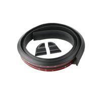 Spoilers Arrière Voiture Becquet De Toit Universel 1,5 M en Caoutchouc Carbone 5D pour Voiture, Aileron Arrière À Monter Soi-même Spoiler Wing(3.5CM Matte Black)
