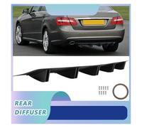 Spoilers Arrière Voiture Diffuseur Arrière À 5 Ailerons Séparateur Pare-chocs Becquet Menton Lèvre Inférieure Pour Benz W212 W211 Classe E Shark,Carrosserie Universel 81,5 Cm Becquet Arrière(Aspect fi