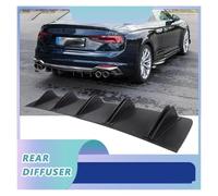 Spoilers Arrière Voiture Diffuseur Arrière Universel pour A3 A4 A5 A6 A7 B8 S4 Q5 81,5 Cm, 5 Ailerons, Becquet Menton, Lèvre Inférieure, Pièces Automobiles Becquet Arrière(Noir Mat)