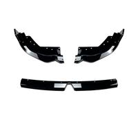 Spoilers Avant Automobiles Lèvre Pare-Choc Avant pour BMW Série 3 G20 LCI 320i 325i 2023 + Lame Séparation Inférieure Aspect Fiber Carbone/Noir Brillant(Noir Brillant)