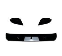Spoilers Avant Automobiles pour BMW X3M X4M F97 F98 2019-2021 Voiture Avant Pare-Chocs Lèvre Séparateur Diffuseur Corps Kit Spoiler Pare-Chocs Garde Protecteur(Noir Brillant)
