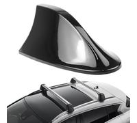 Spoilers, couverture d'antenne d'aileron de requin de voiture autocollante sans perforation ABS antenne 'aileron requin avec panneau intérieur pour signaux 7x3x2 spoilers décoratifs remplaceme