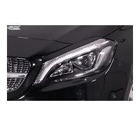 Spoilers de phares compatible avec Mercedes W176) 2012-2019 (ABS), Non peint