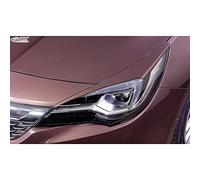 Spoilers de phares compatible avec Opel Astra K HB 5-portes/Sportstourer 2015-2021 (ABS), Non peint
