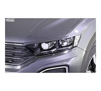 Spoilers de phares compatible avec Volkswagen T-Roc (A1) 2017-2021 (ABS), Non peint