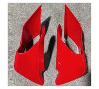 Spoilers et ailerons pour Moto pour YZF-R1 YZF-R25 pour YZF-R3 YZF R1 R3 R25 2015-2023 Ailerons Aérodynamiques Fixes pour Moto(Red)