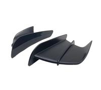 Spoilers Latérale 2X Spoiler Latéral De Décoration D'aileron Aérodynamique Universelle Pour Aileron Accessoire De Modification Mise Niveau(Black1)