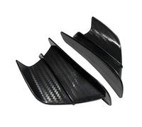 Spoilers Latérale Compatible Avec Suzuki Pour GSR400 600 750 Ailerons Latéraux De Moto Aérodynamiques Aile Déflecteur D'air Accessoire Modifié Universel(Black2)