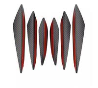 Spoilers lèvre Pare-Chocs Avant Voiture Diffuseur À Lèvres Avant Universal Car en 6 Parties(Fibre de Carbone)