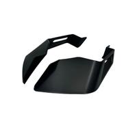 Spoilers Moto Kit d'ailes Aérodynamiques Universelles pour Moto, Carénage À Ailettes Fixes Aileron Moto(Noir Mat)