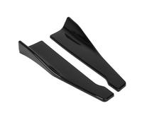 Spoilers Pare-Chocs arrière pour VW pour Golf Universal Jupes Latérales 48cm Pare-Chocs Voiture Protège Spoiler Splitter(Noir Brillant)