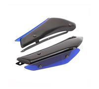 Spoilers pour BMW pour S1000RR 2010-2018 pour HP4 Accessoires Moto Carénage Panneau Couvercle Boîtier Downforce Spoilers Fibre De Carbone Aileron Aérodynamique(Bleu)