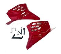 Spoilers pour CBR650R pour CBR 650R 2019 2020 2021 2022 2023 Panneau Couverture Latérale Carrosserie Cadre Carénage Capot Cadre De Spoilers Aileron Aérodynamique(New Bright Red)