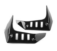 SpoileWinglet AéRodynamiquer pour Kawasaki pour Z 750 2004 2005 2006 2007 Moto ABS Couvercle Latéral Carénage Kits 2 Pièces Carbone pour Z750 2004-2007 Aileron AéRodynamique (Color : Noir Brillant)