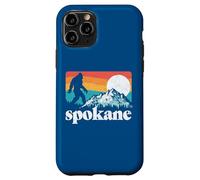Spokane Washington Bigfoot Mountains Coque pour iPhone 11 Pro