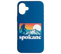 Spokane Washington Bigfoot Mountains Coque pour iPhone 16 Plus