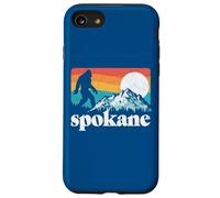 Spokane Washington Bigfoot Mountains Coque pour iPhone SE (2020) / 7/8