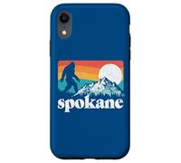 Spokane Washington Bigfoot Mountains Coque pour iPhone XR