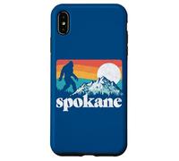 Spokane Washington Bigfoot Mountains Coque pour iPhone XS Max
