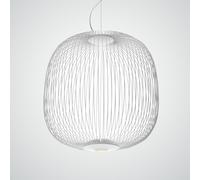 Foscarini Spokes 2 Sospensione LED blanc - piccola - commutable Ce luminaire comporte des modules à LED prémontés de classes énergétiques A A++, A+, A