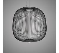 Foscarini Spokes 2 Sospensione LED noir - piccola - commutable Ce luminaire comporte des modules à LED prémontés de classes énergétiques A A++, A+, A