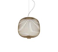 Foscarini Spokes 2 Piccola Sospensione Pendelleuchte, cuivre, Push/DALI