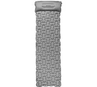 Spokey AIR BED PILLOW BIG Matelas gonflable avec coussin, 213 x 62 x 6 cm, valeur R 2,5, gris