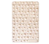 SPOKEY ROSE ECO Tapis de massage sensoriel avec picots, 30 x 46 x 1,6 cm, 350 g, tapis d'acupression en 25% de tissus naturels (cosses de riz, bambou) et 75% EVA 928909 couleur