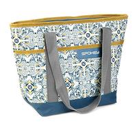 Spokey Sac de Plage Isotherme Acapulco 39 x 15 x 27 cm 322 g 100% Polyester 600D avec Couche Isolante en Aluminium et Mousse PE