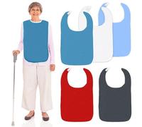 SPOKKI Lot de 5 bavoirs pour adultes