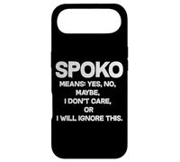 Spoko Means Yes No Maybe Funny Polonais Phrase Coque pour iPhone Air