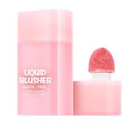 Sponge Blush, Liquid Blush Beauty Wands, Natural Buildable and Blendable Shade, Blusher Wand with Soft Sponge Head Makeup for Lips and Eyes, Pink, 1 pièce
