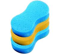 Sponge de Voiture, Sponge de Lave-Auto 3pcs, 9, 1x4, 3x1, 6 Pouces Grandes éponges absorbantes éponges à Haute Mousse Haute pour Le Bateau à vélos Cuisine, Lavage