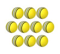 Sponge Golf Ball - Lot de 10 balles de golf légères en éponge | Balles de golf pour une utilisation en intérieur, exercice de jardin arrière, entraînement de portée de conduite, jeux de sport