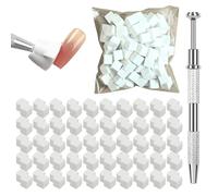 Sponge Nails Shadow | Éponges Professionnelles De L'art Nail | Kit 100 Pcs Mousse Éponge Petite Portable Pour Effet Ombré Semi-permanente Glazes Accessoires Décoration Manucure Pédicure