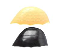 Sponge toe rembourré une semelle intérieure, un espace de pied optimisé, noir/crème, entretoises d'orteils en mousse, inserts de charges de chaussures, innovation de fin