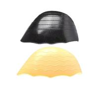 Sponge toe rembourré une semelle intérieure, un espace de pied optimisé, noir/crème, entretoises d'orteils en mousse, inserts de charges de chaussures, innovation de fin