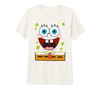 Spongebob Big Face and Shirt T-Shirt Haut de Gamme