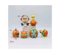 Spongebob Hanrafted Pvc Burger Series Figurines Sets pour Enfants Collectionneurs et