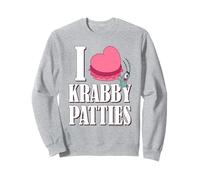 Spongebob I Heart Krabby Patties Plankton Valentine's Day Sweatshirt