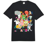 Spongebob Large Group Comfort Colors Adult Heavyweight T-Shirt
