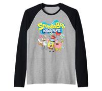 Spongebob Logo Friends Manche Raglan